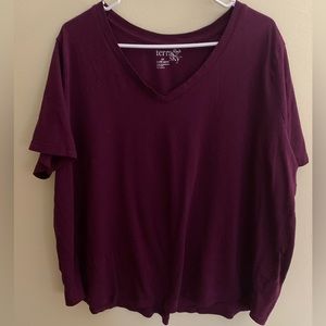 Purple tee